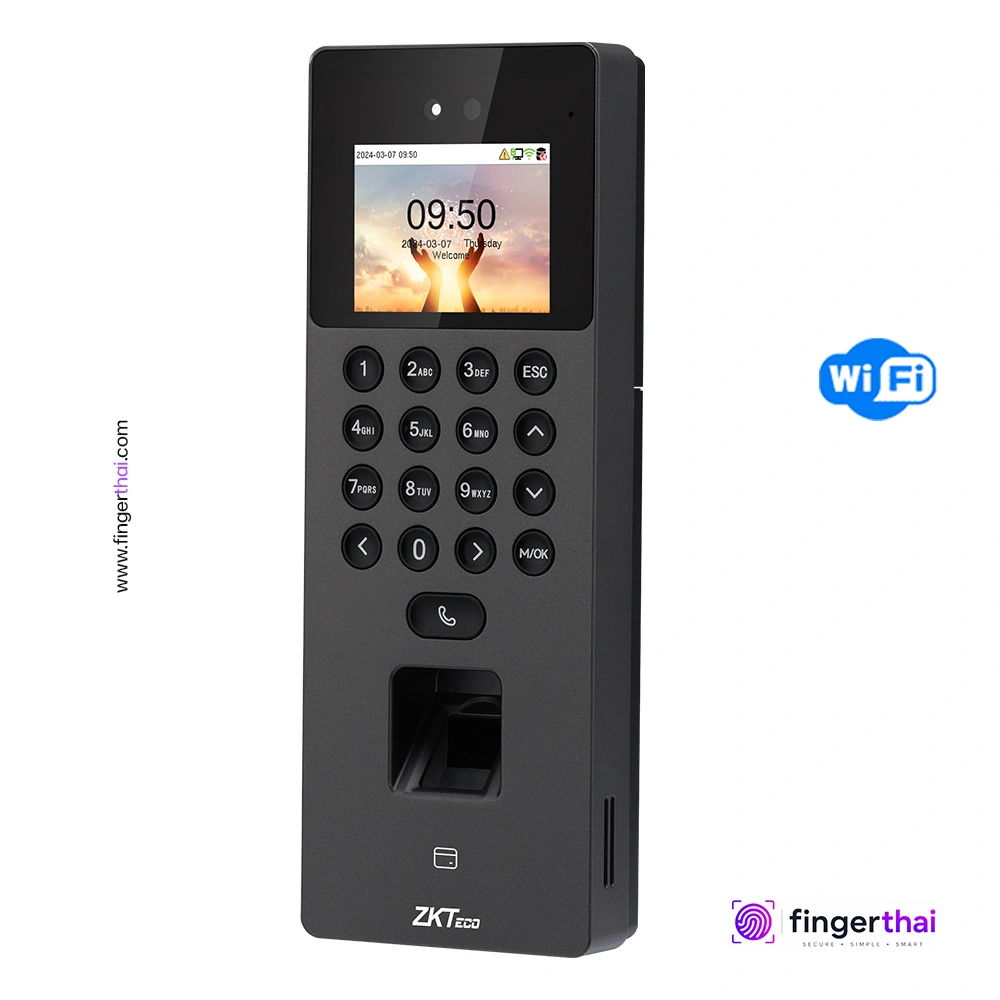 ZKTeco SenseFace 2A เครื่องสแกนใบหน้า ลายนิ้วมือ และบัตร RFID พร้อมระบบลงเวลาทำงานและควบคุมประตูอัจฉริยะ เครื่องสแกนลายนิ้วมือ เครื่องสแกนใบหน้า ลงเวลา Access Control