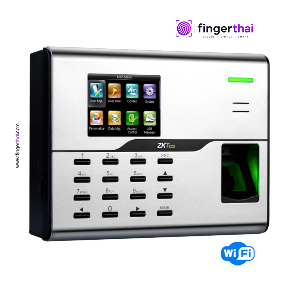 เครื่องสแกนลายนิ้วมือลงเวลาทำงาน ZKTeco UA860 (Fingerprint & RFID Time Attendance System)