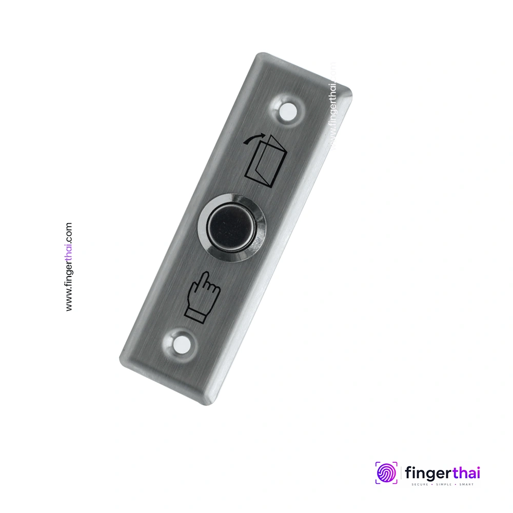 Exit Switch Aluminum Access Control ปุ่มกดเปิดประตูอลูมิเนียม สำหรับระบบควบคุมประตู เครื่องสแกนลายนิ้วมือ อุปกรณ์เสริม Accessories  Access Control