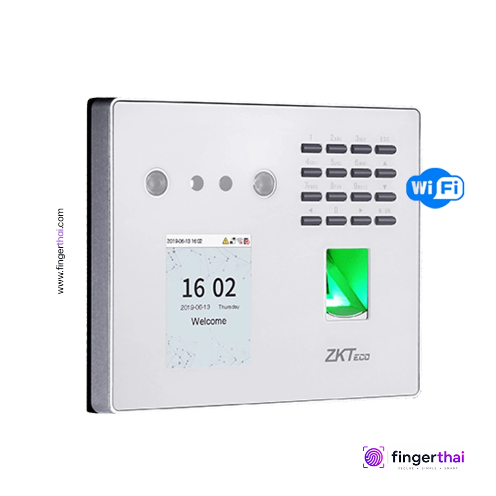 ZKTeco MB40 เครื่องสแกนใบหน้า ลายนิ้วมือ และบัตร RFID สำหรับลงเวลาทำงานและควบคุมประตู เครื่องสแกนลายนิ้วมือ เครื่องสแกนใบหน้า ลงเวลา Access Control