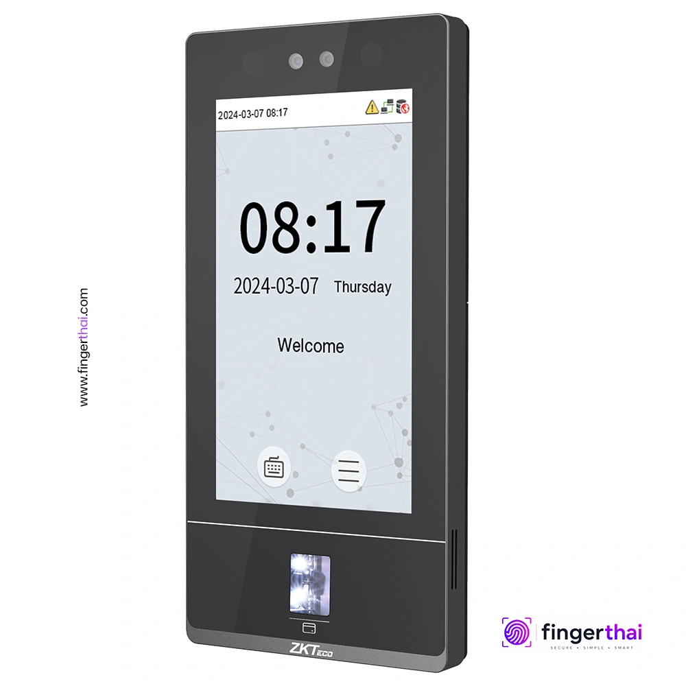 ZKTeco SenseFace 7A เครื่องสแกนใบหน้า AI ลายนิ้วมือ และบัตร RFID เครื่องสแกนลายนิ้วมือ เครื่องสแกนใบหน้า ลงเวลา Access Control
