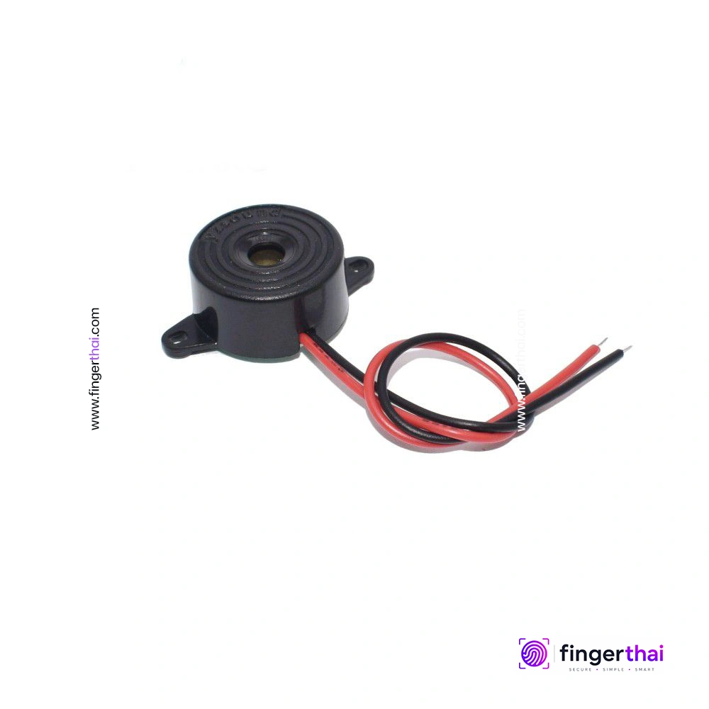 Buzzer 12V แจ้งเตือนเปิดประตูค้าง สำหรับระบบ Access Control เครื่องสแกนลายนิ้วมือ อุปกรณ์เสริม Accessories  Access Control